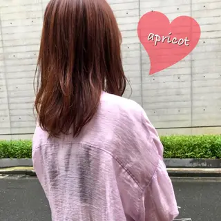 セミロング ✨色持ちの良い艶 カラー✨蟹江真世のヘアスタイル