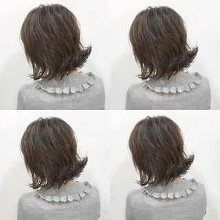 ショート カラー 横浜ブリーチムラ直し ハイトーン/ブリーチのヘアスタイル