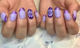 ショート カラー ネイル ネイルサロン　リリーブランシュ所属・森 瑞紀のネイルデザイン