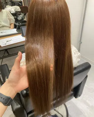 ミディアム ENA💗NEXT /ハイトーンエクステのヘアスタイル