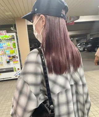 ロング LAME所属・RU NAのヘアスタイル