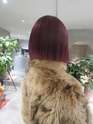 ミディアム how所属・大阪/心斎橋 /ハイトーン/ちひろのヘアスタイル