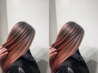 セミロング カラー D.I.E.V.A 渋谷所属・💕韓国レイヤー× 髪質改善 宮内諒のヘアスタイル