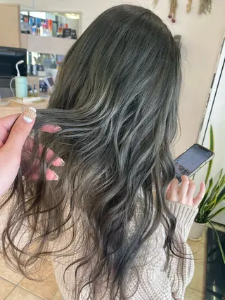 ロング 🇰🇷韓国風顔周り NANAMI🇰🇷のヘアスタイル