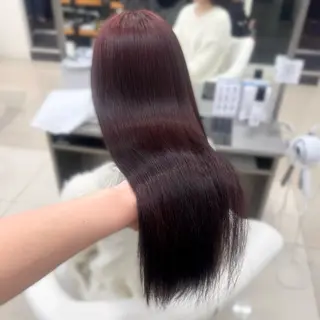 ロング カラー 暖色カラー🎀🎶 田辺 樹里のヘアスタイル