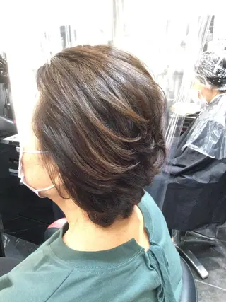 ショート カラー Annon プライベートサロンのヘアスタイル