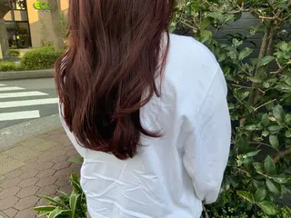 ロング 韓国風ヘア♡ runaのヘアスタイル