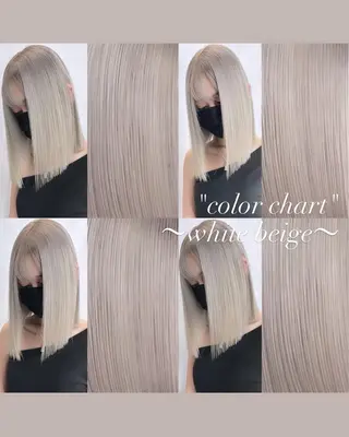 ミディアム カラー 💜ハイトーン💛 マジカルかいちゃんのヘアスタイル