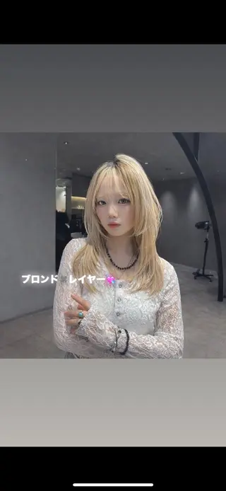 セミロング 池袋/暖色カラー/ レイヤー/YUKAのヘアスタイル