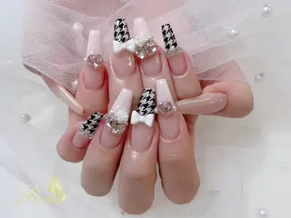 ロング Rin Nail 新大久保店のネイルデザイン