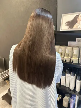 ロング カラー パーマ 髪質改善特化【荻窪】 RYOTOのヘアスタイル