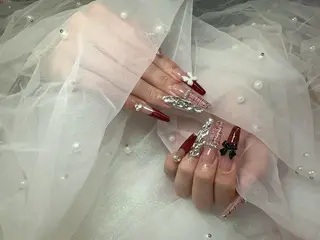 ネイル Hey🌈NAIL 長さ出し専門店のネイルデザイン