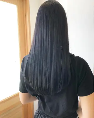 ロング カラー パーマ OVER→三軒茶屋 /縮毛矯正・髪質改善のヘアスタイル