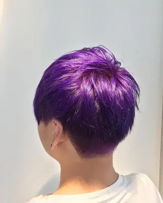 ショート カラー メンズ Selene 難波店 店長SHINTANIのヘアスタイル