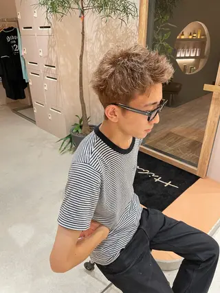 カラー メンズ 横浜メンズパーマ/ シャドウ/ショウゴのヘアスタイル