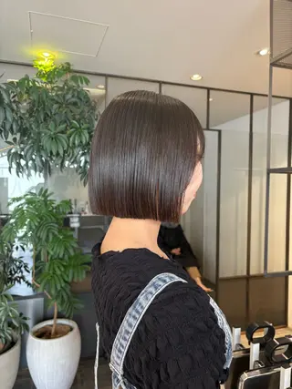 ショート 銀座/艶カラー/ ボブ/本田 聖のヘアスタイル