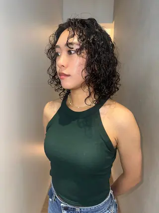 セミロング パーマ HARE &nail ☪️remiのヘアスタイル