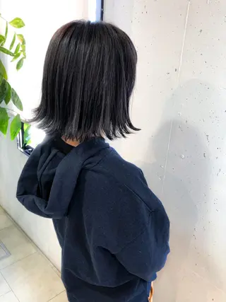 ミディアム カラー 田中 貴大のヘアスタイル