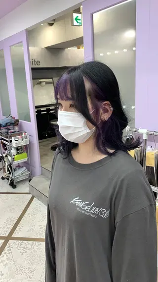 ミディアム L STUDIO心斎橋店所属・派手髪支持率No1 Eisukeのヘアスタイル