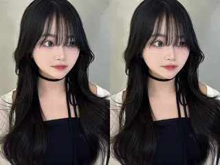 ロング MASHU韓国ヘア/ レイヤー/透明感カラのヘアスタイル