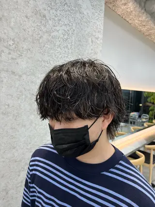 メンズ 🌀toa/波巻き✨ /メンズパーマ／栄のヘアスタイル