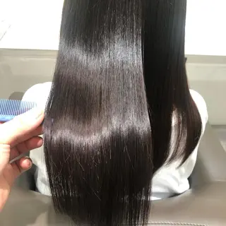 ロング ムトウセイマ/艶髪 /艶ケアWブリーチのヘアスタイル