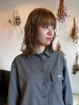 セミロング カラー m ā l o.🌷 サカモトマイコのヘアスタイル