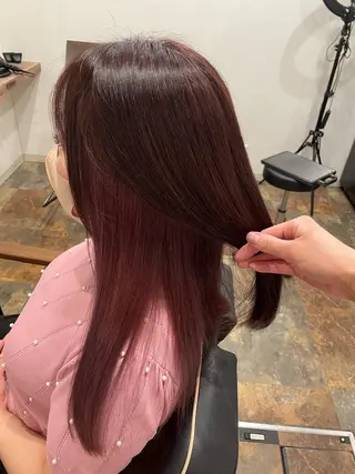 ロング CHESS所属・星 優南のヘアスタイル