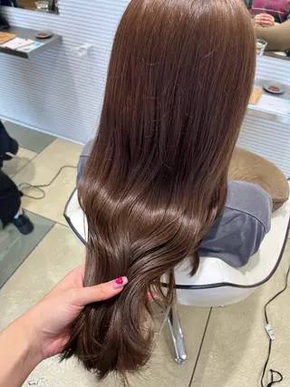 カラー 奈那美🌸 韓国ヘア🌸透明感のヘアスタイル