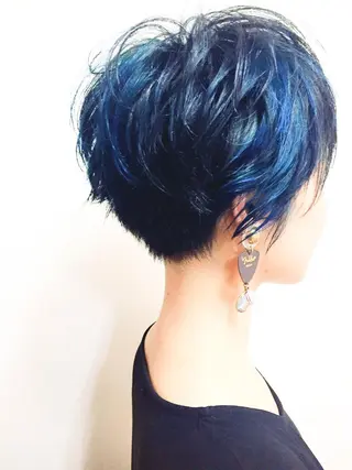 ショート ミディアム カラー パーマ ショートボブ縮毛矯正 髪質改善のプロ山道潤のヘアスタイル