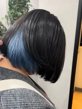 ショート カラー バレイヤージュ /ハイライト/もときのヘアスタイル