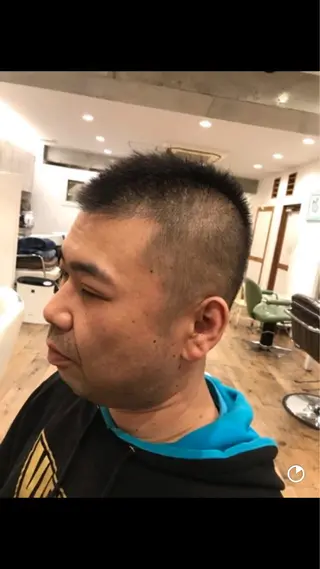 メンズ ルピナス中田店長 山口大地のヘアスタイル