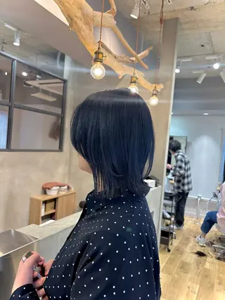 ミディアム まつい みるのヘアスタイル
