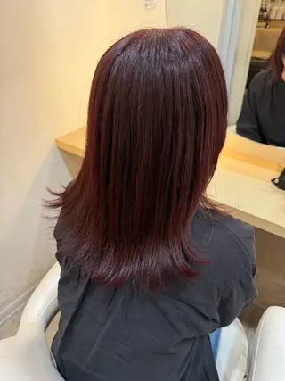 セミロング 中川 真帆のヘアスタイル