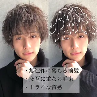 パーマ メンズ 【渋谷メンズ特化】 🔥BLUCK🔥のヘアスタイル