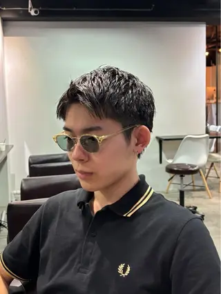 メンズ オリーブベージュ 🫒🩶Rianaのヘアスタイル