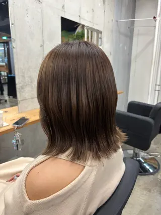 ミディアム ゆりか /透明感カラーのヘアスタイル