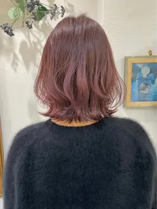 ショート カラー 木元 瑛✂︎ボブのヘアスタイル