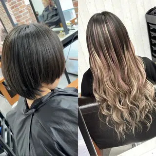 ロング カラー ギャルの革命児 秀斗のヘアスタイル