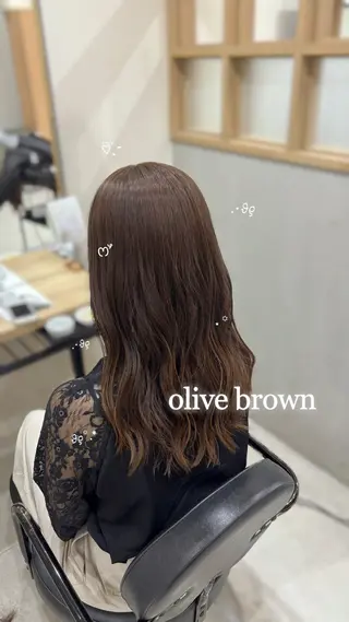 カラー 🎀ᩚ透明感カラー｜ ベージュカラー🧸のヘアスタイル