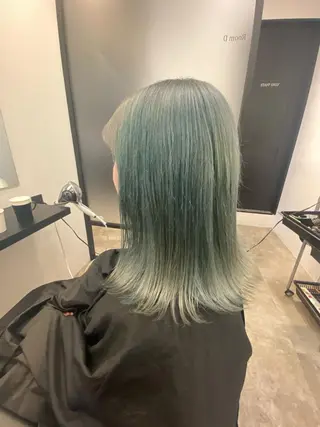 セミロング カラー 【艶髪×韓国風】 毛流れ職人 RYOのヘアスタイル