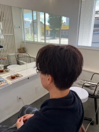 メンズ LATTE 伊勢崎所属・北爪 紫音のヘアスタイル