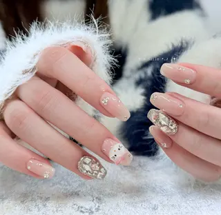 ショート RIN NAILS ᥫ᭡Migusaのネイルデザイン