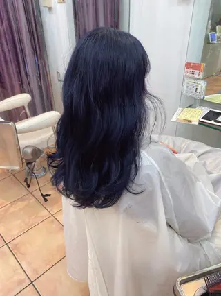 セミロング カラー特化 横川　翔希のヘアスタイル