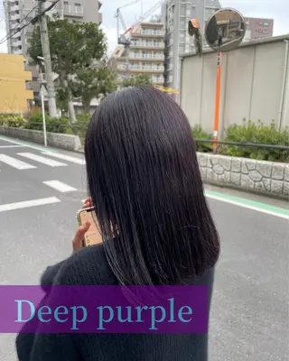 セミロング カラー 高橋 芽衣のヘアスタイル