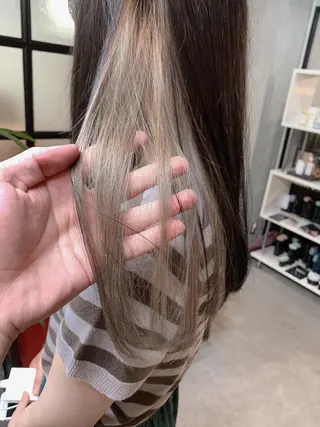 ロング カラー SAKURA 原宿所属・なかの たくみのヘアスタイル