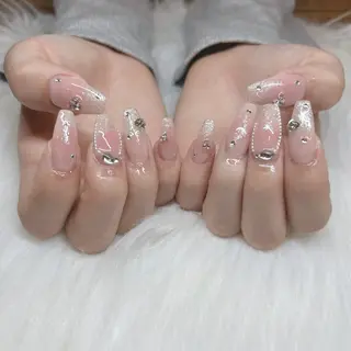 セミロング HANA うるののネイルデザイン