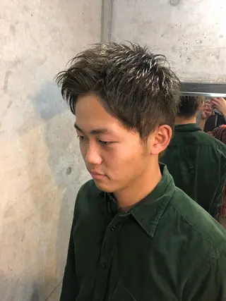 メンズ メンズ特化美容師 ハスイルイのヘアスタイル