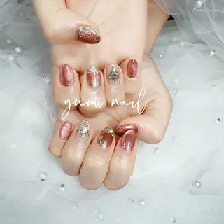 ネイル 𝐲𝐮𝐦𝐢🎀 長さ出しデザイン専門のネイルデザイン