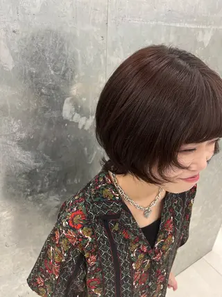 ショート カラー Kansaku /池 袋/透明感カラー🌿のヘアスタイル